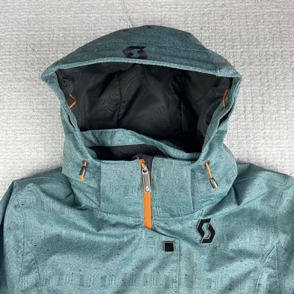 Scott Outerwear Ski Jacket Women's US 2 Blue Zip Up Hooded Snowboard - Picture 7 of 16